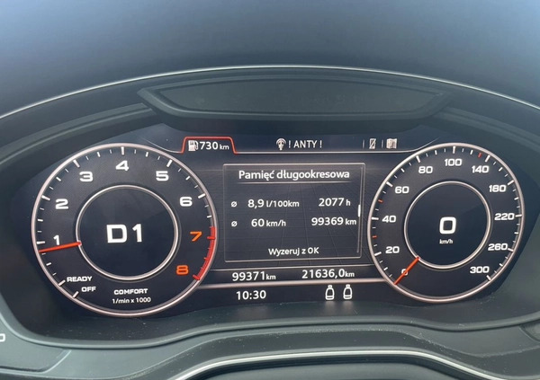 Audi A5 cena 130000 przebieg: 107241, rok produkcji 2018 z Chorzów małe 106